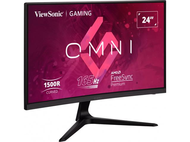 ViewSonic - VX2418C 24" LCD FHD FreeSync 180Hz 1ms Curved Gaming Monitor (HDMI and DisplayPort) - Black - image 3