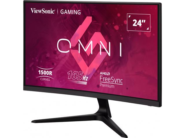 ViewSonic - VX2418C 24" LCD FHD FreeSync 180Hz 1ms Curved Gaming Monitor (HDMI and DisplayPort) - Black - image 4