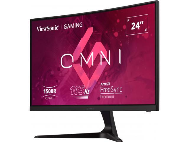 ViewSonic - VX2418C 24" LCD FHD FreeSync 180Hz 1ms Curved Gaming Monitor (HDMI and DisplayPort) - Black - image 5