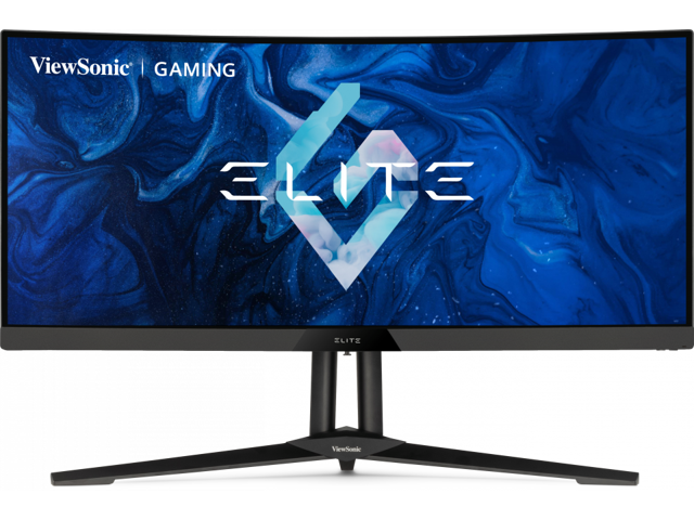 ViewSonic ELITE XG340C-2K 34 Inch 1440p Ultra-Wide QHD Curved Gaming Monitor with 1ms, 180Hz, AMD FreeSync Premium Pro, HDR 400, HDMI 2.1.