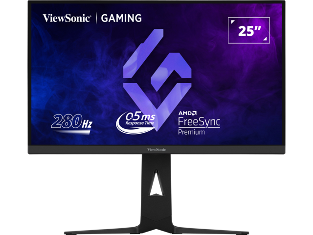 ViewSonic - XG2536 25" IPS LCD FHD FreeSync 0.5ms 280Hz Gaming Monitor (HDMI, USB-C) - Black - image 4