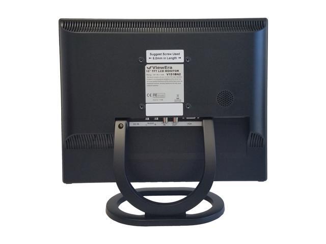 ViewEra V151BN2 Black 15' LCD/LED Security Computer Monitor, 350cd/m2, 700:1, BNC In/Out, D-Sub