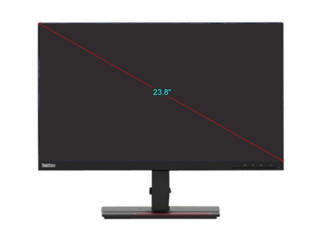 Lenovo ThinkVision T24h-20 61F0GAR1US 24' (23.8' Viewable) 2560 x 1440 (2K) 60 Hz HDMI, DP, USB Type-C Gen1 (DP1.2 Alt Mode) Height Adjustable Monitor