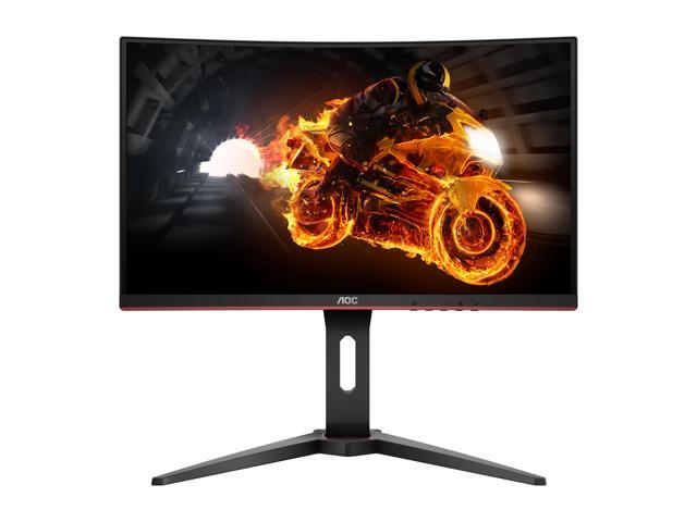 AOC Gaming C27G1 27' curved gaming monitor, Full HD 1920x1080, 1800R curved VA panel, 1ms (MPRT), AMD FreeSync, 144Hz, 3-sided frameless, Height...
