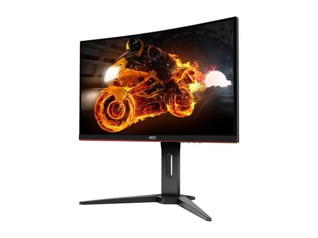 AOC Gaming C27G1 27' curved gaming monitor, Full HD 1920x1080, 1800R curved VA panel, 1ms (MPRT), AMD FreeSync, 144Hz, 3-sided frameless, Height...