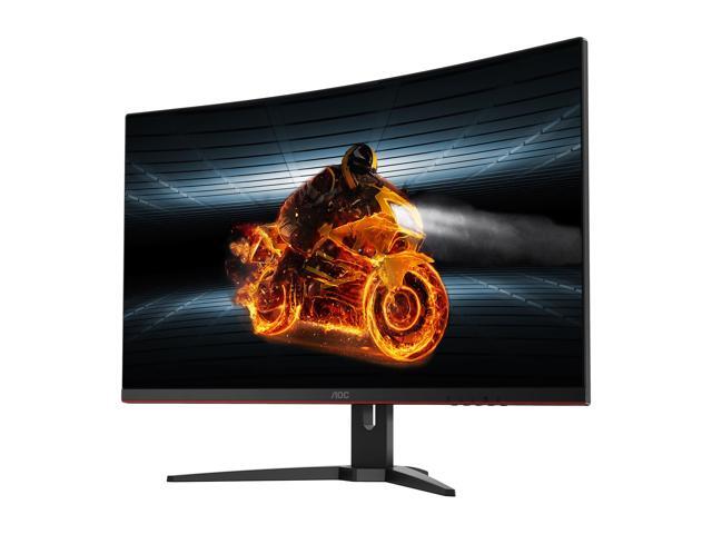 AOC Gaming C32G1 31.5' curved gaming monitor, Full HD 1920x1080, 1800R curved VA panel, 50M:1 DCR, 1ms (MPRT), AMD FreeSync, 144Hz, 3-sided...