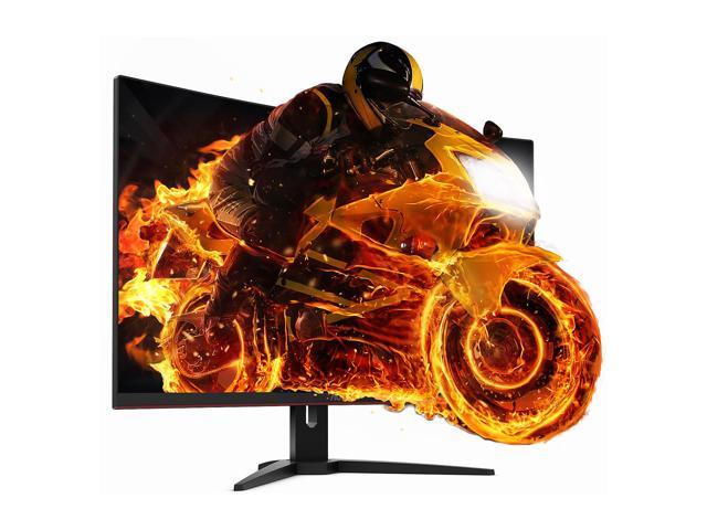 AOC Gaming C32G1 31.5' curved gaming monitor, Full HD 1920x1080, 1800R curved VA panel, 50M:1 DCR, 1ms (MPRT), AMD FreeSync, 144Hz, 3-sided...