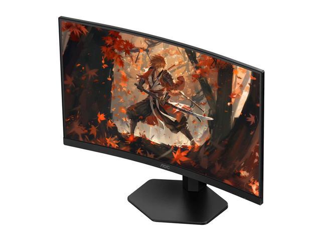 AOC - C27G4ZX 27" VA Curved FHD 240Hz Gaming Monitor - Black/Silver/Red - image 4