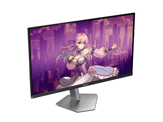 AOC - 27" QD OLED 240Hz 0.03ms Gaming Monitor - Black/Purple - image 4