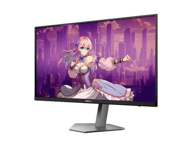AOC - 27" QD OLED 240Hz 0.03ms Gaming Monitor - Black/Purple - image 5