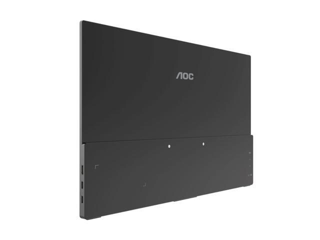 AOC - 16T15 15.6" IPS Portable Monitor, FHD, 1920x1080, 60Hz, 5Ms, USB-C,Carry Case / Stand - Black - image 10