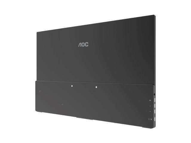 AOC - 16T15 15.6" IPS Portable Monitor, FHD, 1920x1080, 60Hz, 5Ms, USB-C,Carry Case / Stand - Black - image 11