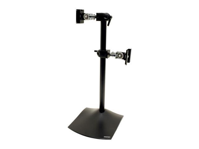 Ergotron 33-091-200 DS100 Dual-Monitor Desk Stand, Vertical (black)