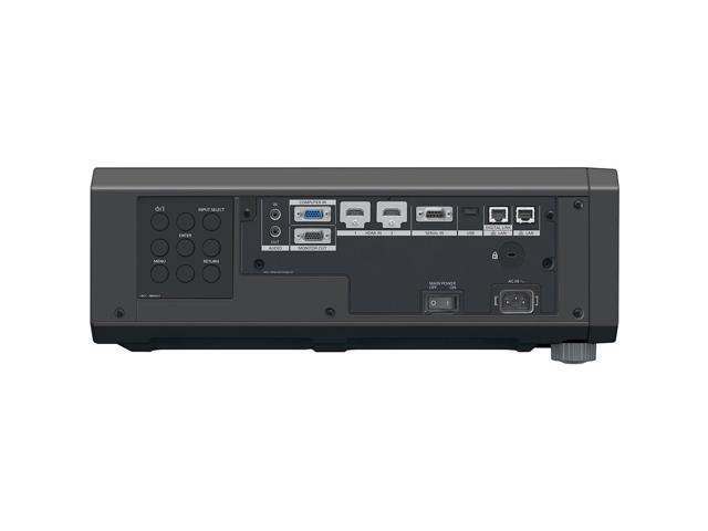 Panasonic PT-FRQ50 5200-Lumen 4K UHD Laser DLP Projector (Black) - 3840 x 2160 - Front - 1080p4K UHD - 20,000:1 - 5200 lm - Conference Room