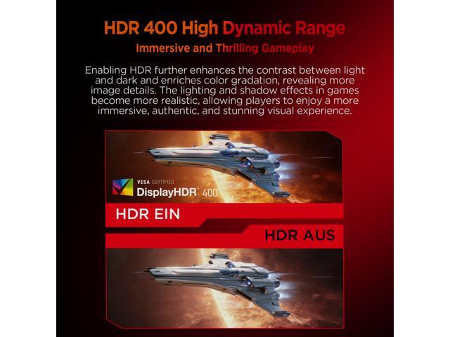 HKC 27 inch QHD 2K 1440P 320Hz Fast IPS 1ms DIC HDR400 95% DCI-P3 130% sRGB Hardware Low Blue Light Compact Stand Gaming Computer Monitor with...