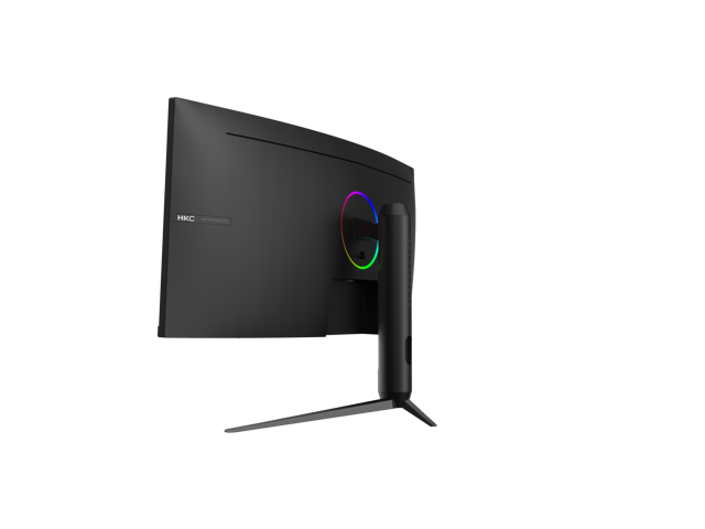 Open Box - HKC 34' UltraWide UHD 4K 240Hz 1ms DIC HDR400 95% DCI-P3 Curved Gaming Computer Monitor with Height Adjustable, Swivel, Pivot & Tilt...