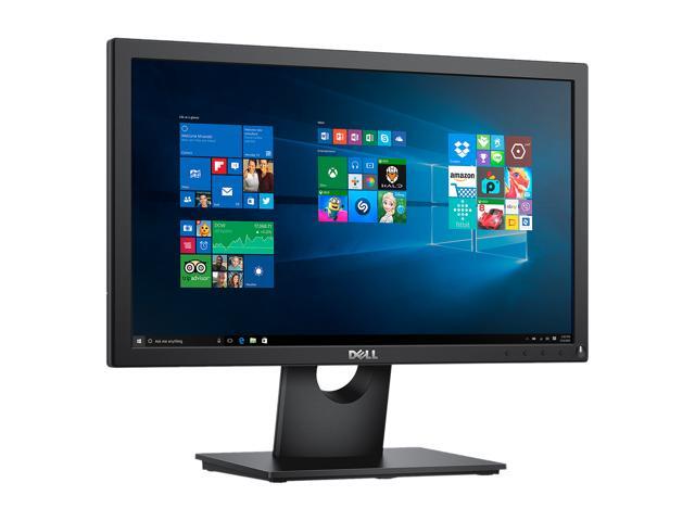 Dell E1916HV 19' (Actual size 18.5') HD 1366 x 768 VGA Anti-Glare Backlit LED LCD Monitor