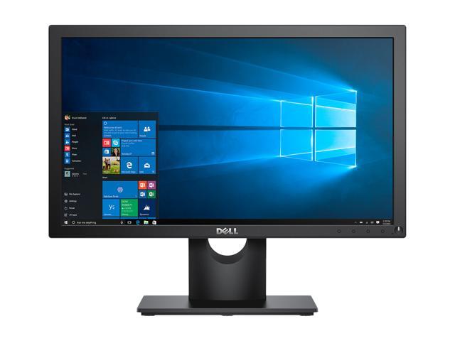 Dell E1916HV 19' (Actual size 18.5') HD 1366 x 768 VGA Anti-Glare Backlit LED LCD Monitor
