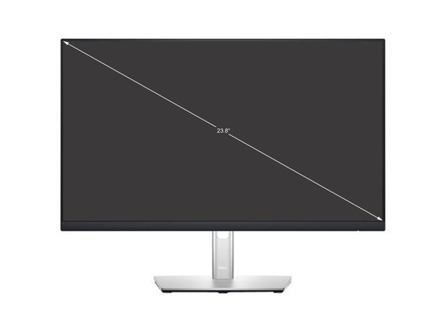 Dell P2422H 24' (23.8' Viewable) 1920 x 1080 Full HD IPS, VGA DisplayPort HDMI USB 3.2, VESA Swivel Tilt Height Adjust LED-Backlit Monitor
