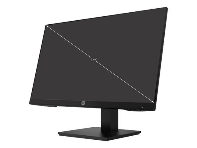 HP P24h G4 24' (23.8' Viewable) Full HD LCD Monitor 1920 x 1080 IPS D-Sub, HDMI, DisplayPort Anti-Glare Height Adjust Dual Speakers Monitor