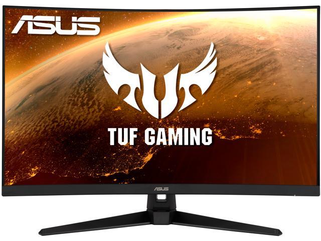 ASUS TUF Gaming 32' 1440P HDR Curved Monitor (VG32VQ1B) - QHD (2560 x 1440), 165Hz (Supports 144Hz), 1ms, Extreme Low Motion Blur, Speaker.