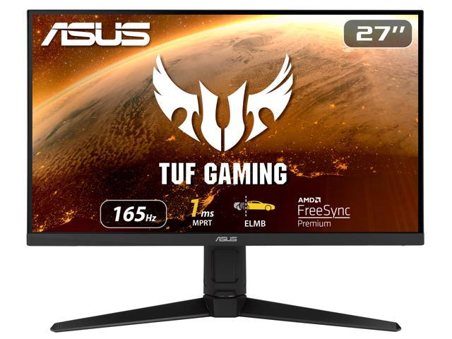 ASUS TUF Gaming VG279QL1A 27' HDR Gaming Monitor, 1080P Full HD, 165Hz (Supports 144Hz), IPS, 1ms, FreeSync Premium, DisplayHDR 400, Extreme Low.