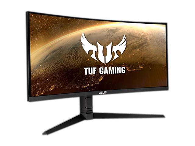 ASUS TUF 34' UWQHD 2K 1440P 165Hz with FreeSync Premium 1ms HDR400 Ultra Low Blue Light Anti Flicker Built-in Speakers Curved Gaming Monitor with...