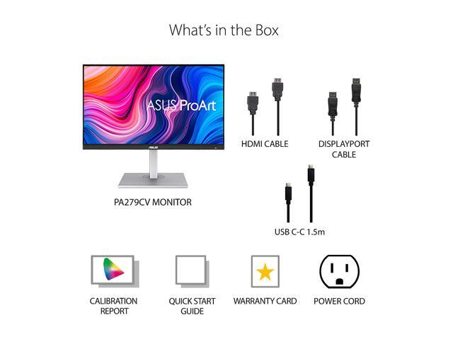 ASUS - ProArt 27" 4K IPS Professional Monitor with HDR (DisplayPort, HDMI, USB-C) - Black - image 12