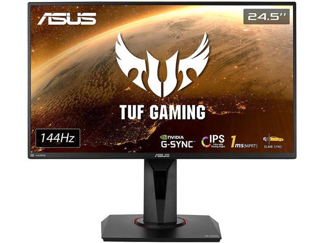 ASUS TUF GAMING VG259Q 25' (Actual size 24.5') Full HD 1920 x 1080 144 Hz (Max) HDMI, DisplayPort Built-in Speakers Gaming Monitor