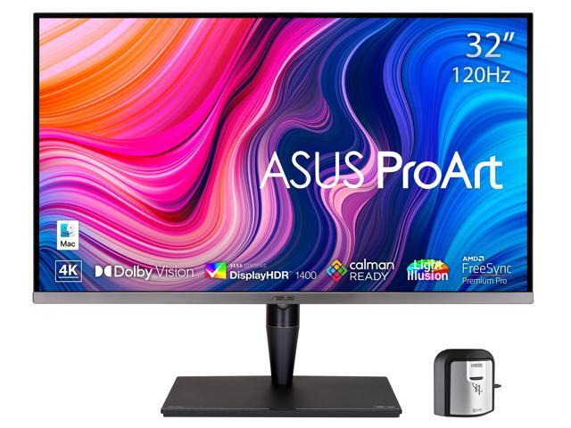 ASUS ProArt PA32UCG-K 32' 4K HDR UHD 3840 x 2160 Mini-LED IPS, Dolby Vision, 1600nits, 120Hz, 10-bit, 98% DCI-P3, Calman Ready, Thunderbolt 3,...