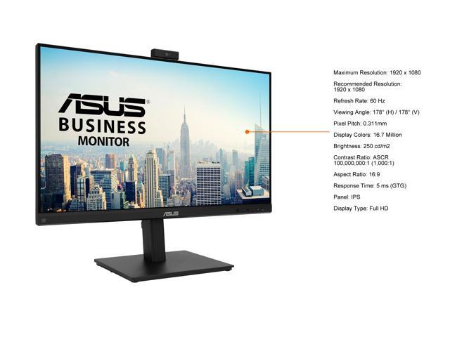 ASUS - 27" IPS LCD FHD 60Hz Monitor (VGA, USB, HDMI) - Black - image 6