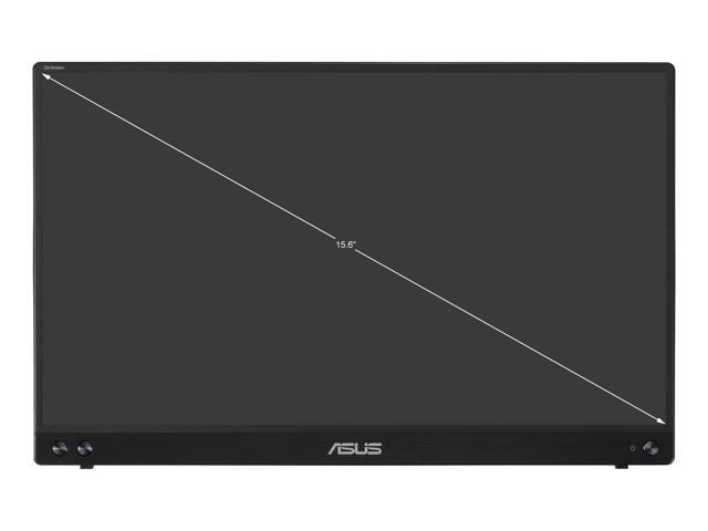 ASUS ZenScreen MB16ACV 15.6' 1080P Full HD, IPS, Eye Care, Flicker Free, Blue Light Filter, Kickstand, USB-C Power Delivery, for Laptop, PC, Phone,...