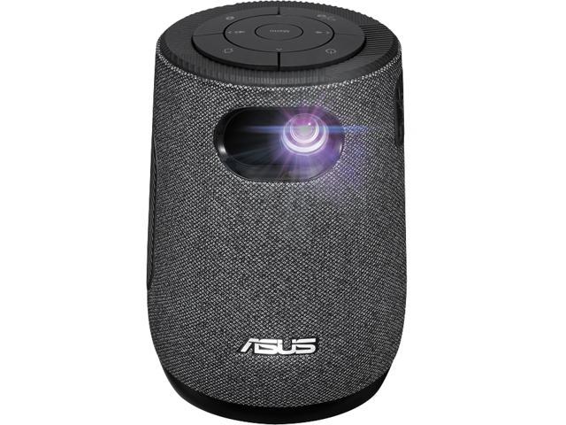 ASUS ZenBeam Latte L1 Portable LED Mini Smart Wi-Fi Projector - 300 Lumens, Native 720P HD, Harman Kardon 10 W Bluetooth Speaker, 3-hour Video.