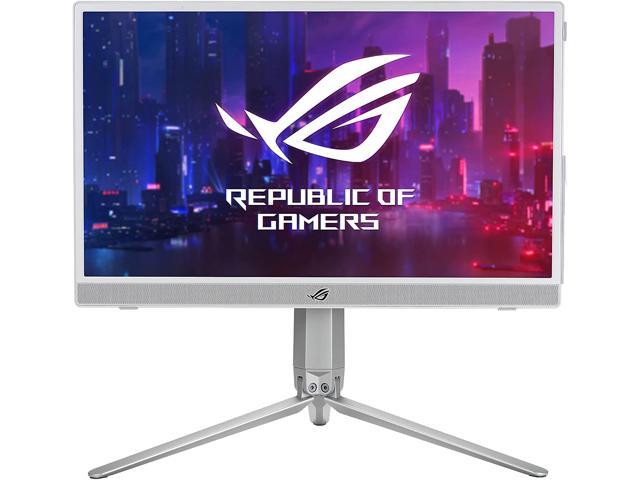 ASUS ROG Strix 15.6' 1080P Portable Gaming Monitor (XG16AHP-W) - White, Full HD, 144Hz, IPS, G-SYNC Compatible, Built-in Battery, Kickstand, USB-C.
