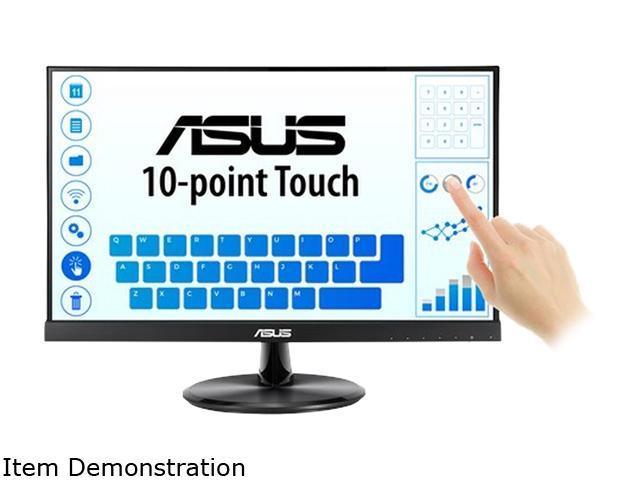 ASUS VT229H Black 21.5' USB Capacitive 10-point Multi-touch Touchscreen Monitor 2 x 1.5W Stereo RMS