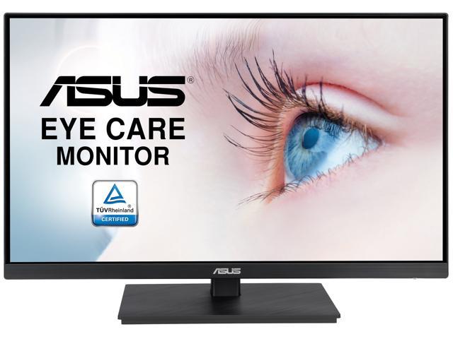 ASUS 27' 1080P Monitor (VA27EQSB) - Full HD, IPS, 75Hz, Adaptive-Sync, Speakers, Eye Care, Low Blue Light, Flicker Free, DisplayPort, HDMI, USB.
