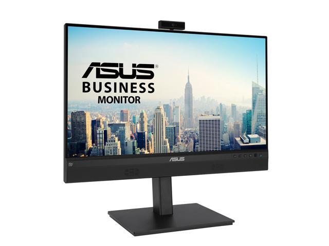 ASUS 23.8" 1080P Video Conferencing Monitor (BE24ECSNK) - Full HD, IPS, Built-in Adjustable 2MP Webcam, AI Noise-canceling Mic, Eye Care, USB-C...