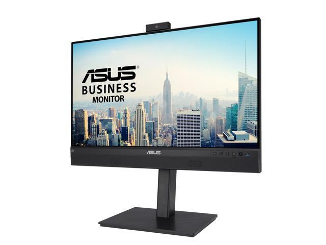 ASUS 23.8" 1080P Video Conferencing Monitor (BE24ECSNK) - Full HD, IPS, Built-in Adjustable 2MP Webcam, AI Noise-canceling Mic, Eye Care, USB-C...
