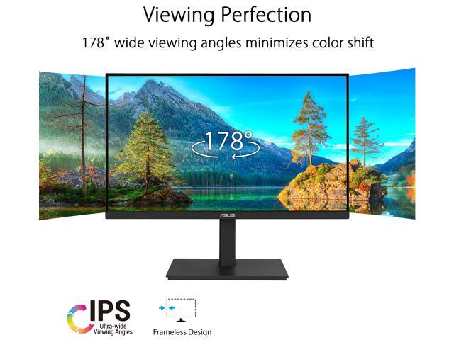 ASUS 23.8' 1080P Docking Monitor (VA24ECPSN) - Full HD, IPS, 75Hz, Adaptive-Sync, Speakers, Eye Care, Low Blue Light, Flicker Free, USB-C, RJ45,...