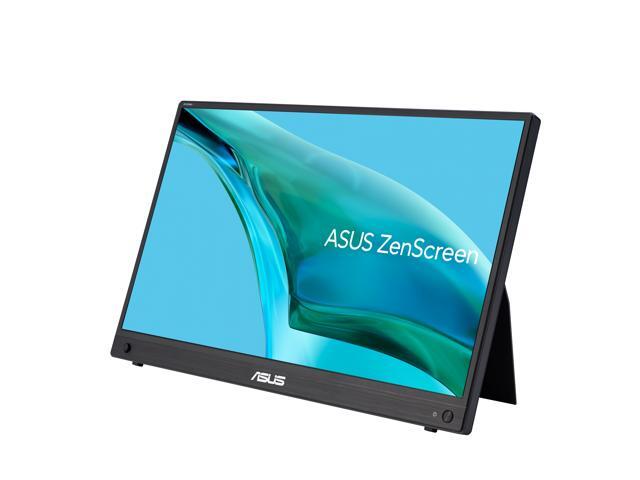 ASUS ZenScreen 15.6' 1080P Portable USB-C Monitor (MB16AHG) - Full HD, IPS, 144Hz, Mini-HDMI, FreeSync Premium, Ergo Kickstand, Flicker Free, Blue...