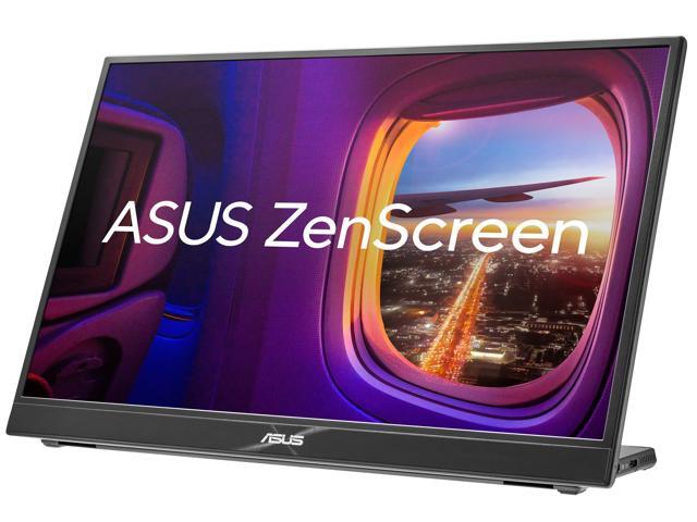 ASUS ZenScreen 16" 16:10 Portable Monitor (MB16QHG) - WQXGA (2560 x 1600), IPS, 120Hz, 100% DCI-P3, Eye Care, L-shaped kickstand, Tripod Mountable,...