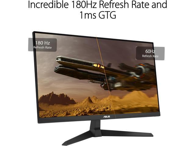 ASUS - TUF Gaming 24" FHD IPS 180Hz 1ms Gaming Monitor with FreeSync Premium (DisplayPort, HDMI) - Black - image 4