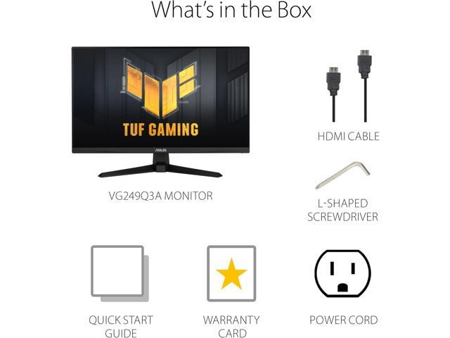 ASUS - TUF Gaming 24" FHD IPS 180Hz 1ms Gaming Monitor with FreeSync Premium (DisplayPort, HDMI) - Black - image 9