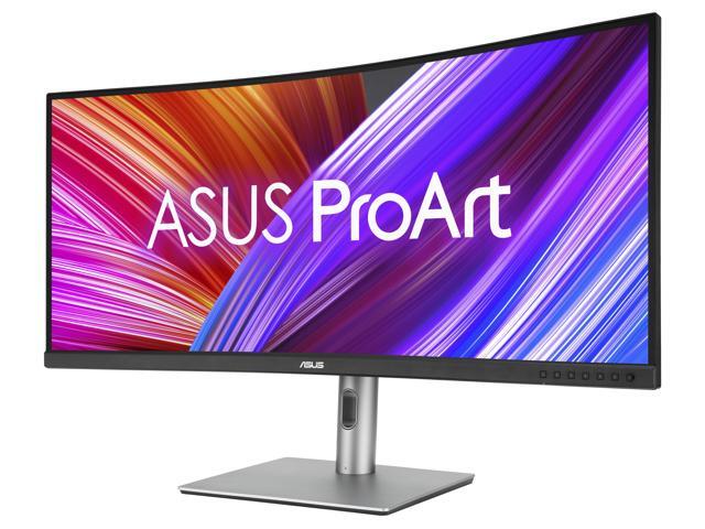 ASUS ProArt Display 34' Ultrawide Curved Professional HDR Monitor (PA34VCNV) - IPS, 21:9 3440 x 1440, 3800R Curve, 100% sRGB/Rec709, Delta E