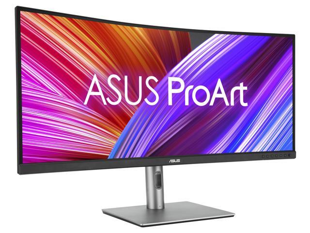 ASUS ProArt Display 34' Ultrawide Curved Professional HDR Monitor (PA34VCNV) - IPS, 21:9 3440 x 1440, 3800R Curve, 100% sRGB/Rec709, Delta E
