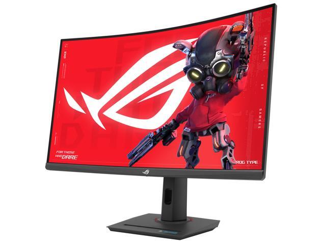 ASUS ROG Strix 32' WQHD 2K 1440P 180Hz with AMD FreeSync 1ms HDR400 ELMB Sync USB-C Ai Powered Curved Gaming Computer Monitor with Phone...