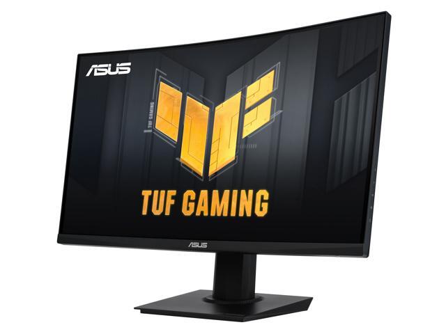 ASUS TUF 24' (23.6' viewable) Full HD 180Hz with AMD FreeSync (Adaptive Sync) 1ms HDR10 Curved Gaming Computer Monitor VG24VQER