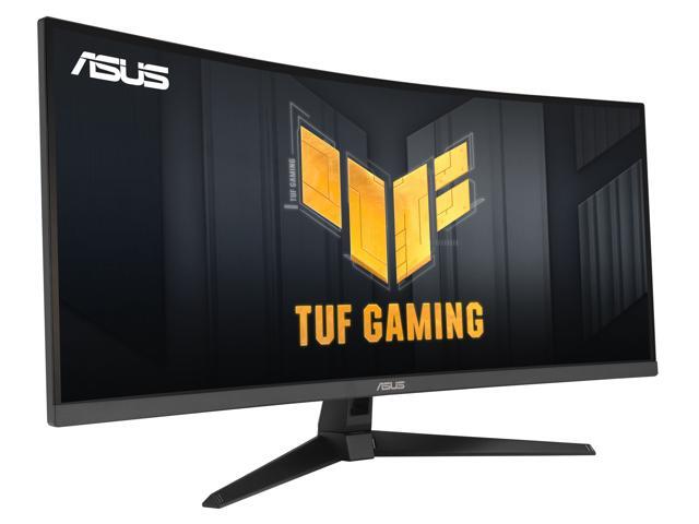 ASUS - TUF Gaming 34" 2K VA 180Hz 1ms Curved Gaming Monitor with FreeSync Premium and HDR (DisplayPort, HDMI) - Black - image 4