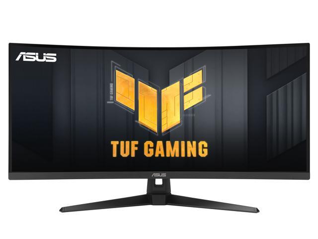 ASUS - TUF Gaming 34" 2K VA 180Hz 1ms Curved Gaming Monitor with FreeSync Premium and HDR (DisplayPort, HDMI) - Black - image 3