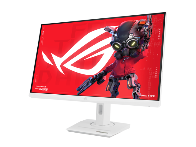 ASUS ROG Strix 27' DUAL MODE UHD 4K 160Hz Full HD 360Hz IPS FreeSync & G-Sync compatible 1ms HDR400 USB-C White Gaming Computer Monitor w/ Height...